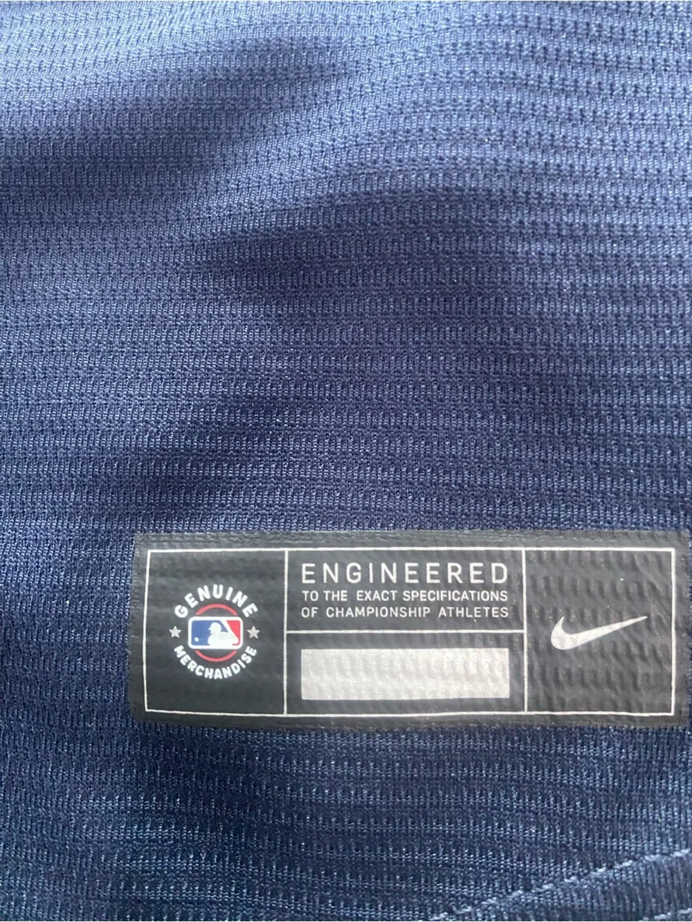 Nike Kids' Washington Nationals Navy Button-Up Jersey